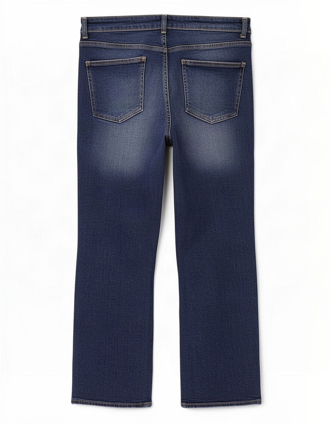 Zara Vaqueros Rectos Mujer EU 46 2XL W36 L26 Azul