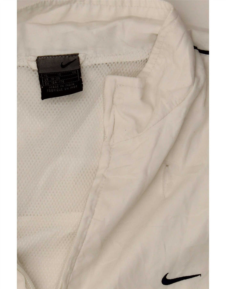 Nike Chaqueta de chándal para niño 13-14 años XL Blanco
