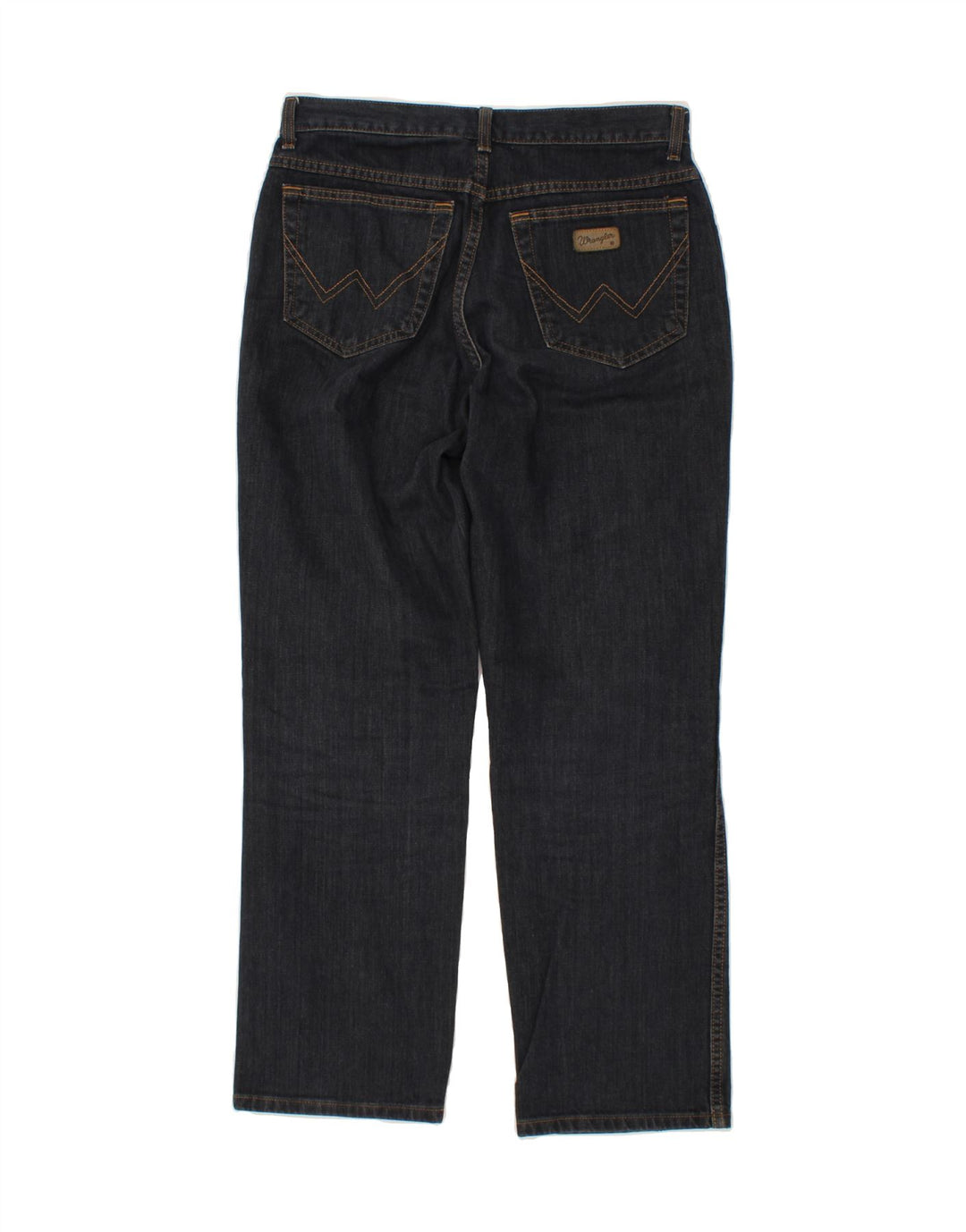 WRANGLER Vaqueros rectos para hombre W32 L30 Algodón azul marino