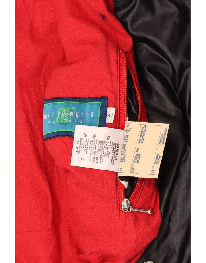 Belfe & Belfe Chaqueta acolchada extragrande con capucha para mujer IT 44 Medium Black