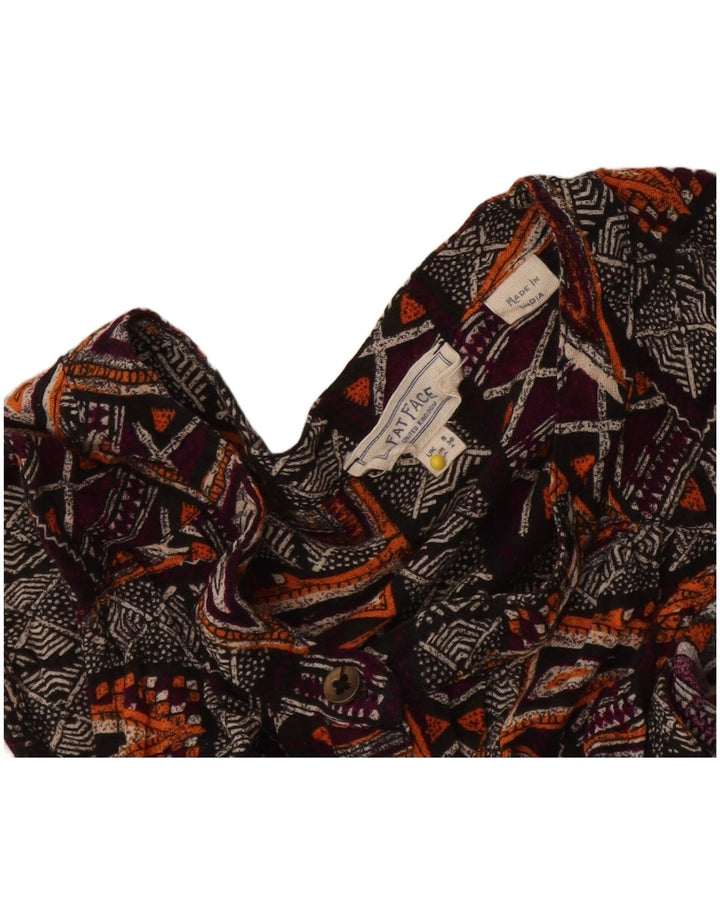 Vestido recto sin mangas para mujer de Fat Face UK 8 Small Multicolor Geométrico