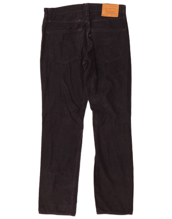 Levi's Mens 511 Slim Pana Pantalones W30 L30 Algodón Negro