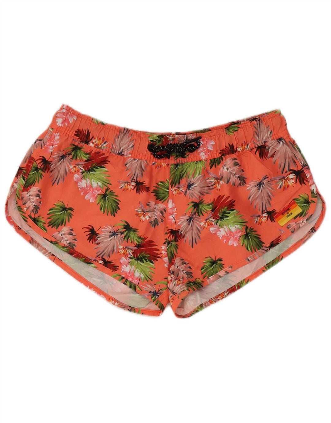 Superdry Bañador Corto Para Mujer UK 42 Poliéster Floral Rosa Mediano