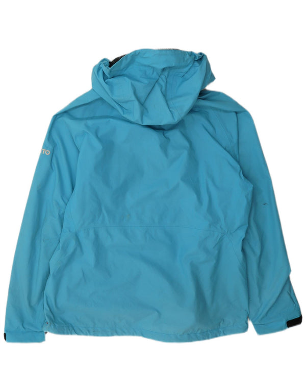 Musto Chaqueta impermeable con capucha para mujer UK 46 Grande Poliamida azul
