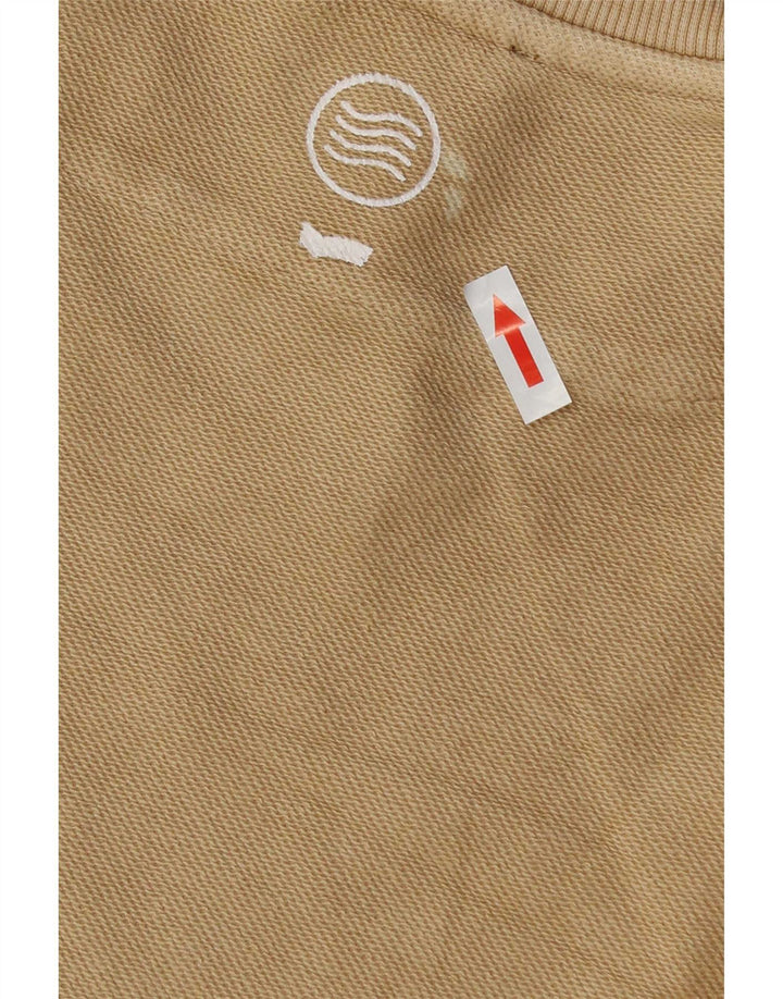 Gas Hombre Sudadera Estampada Jersey De Algodón Beige Medio