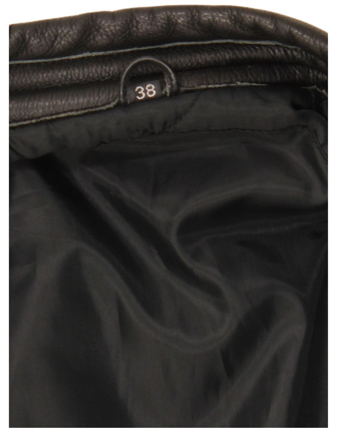 RABERG Chaqueta de cuero para mujer IT 38 XS Negro