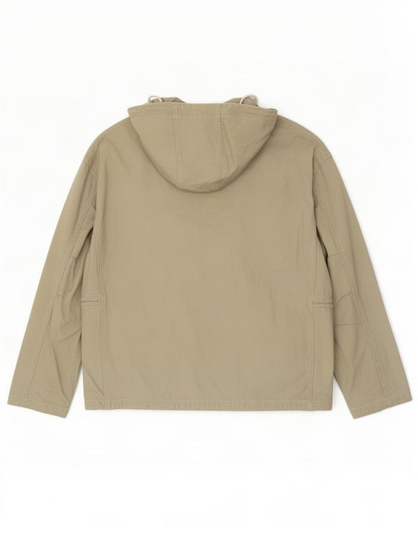 Rifle Chaqueta de lona holgada con capucha para hombre UK 38 Medium Khaki