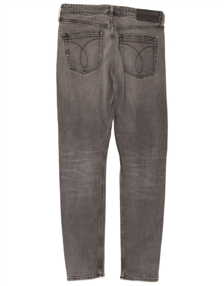 Calvin Klein Jeans ajustados para hombre W33 L32 Algodón gris