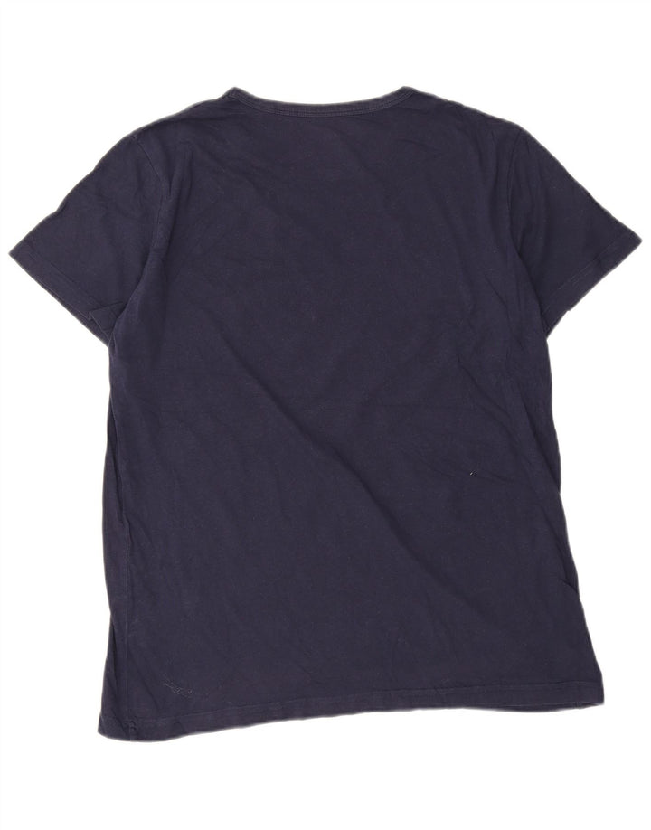 Lyle & Scott - Camiseta para hombre, talla grande, color azul marino, algodón