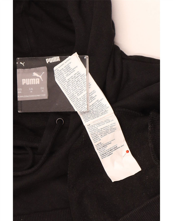 Puma Hombre Sudadera Con Capucha Jumper Medium Negro Algodón