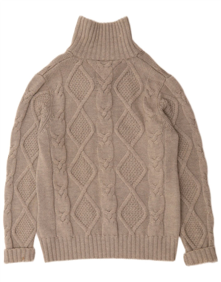 Tommy Hilfiger Jersey tipo polo para hombre de lana gris medio