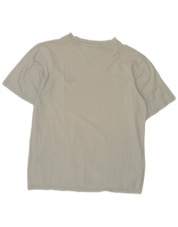 Puma Camiseta Regular De Manga Corta Para Hombre Top Azul Medio Algodón