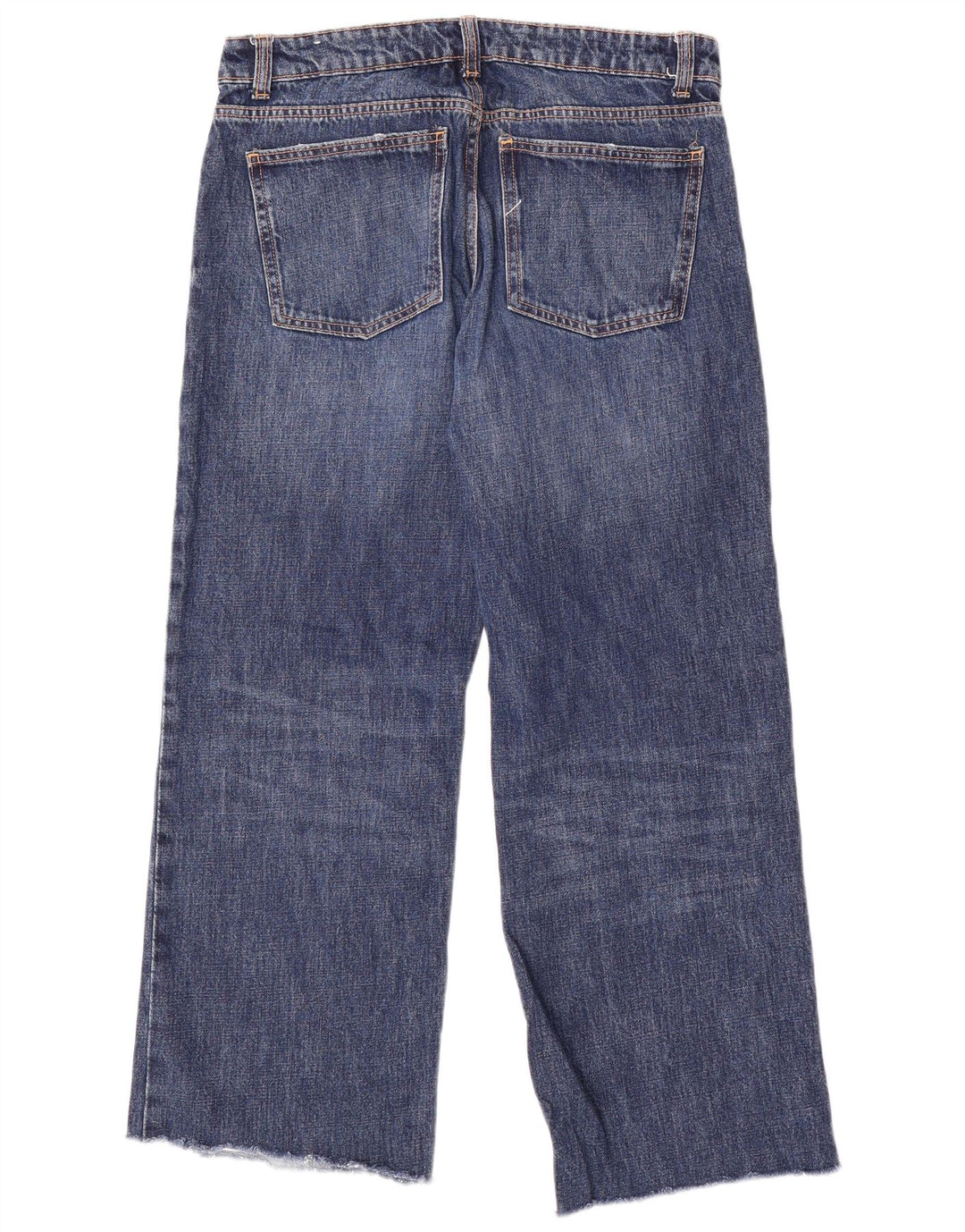 Zara Jeans De Pierna Ancha Para Mujer EU 40 Medium W30 L29 Algodón Azul
