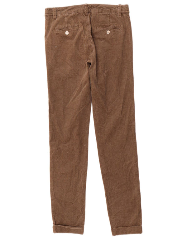 Pantalón Chino Massimo Dutti Mujer EU 36 XS W26 L29 Marrón Espiga