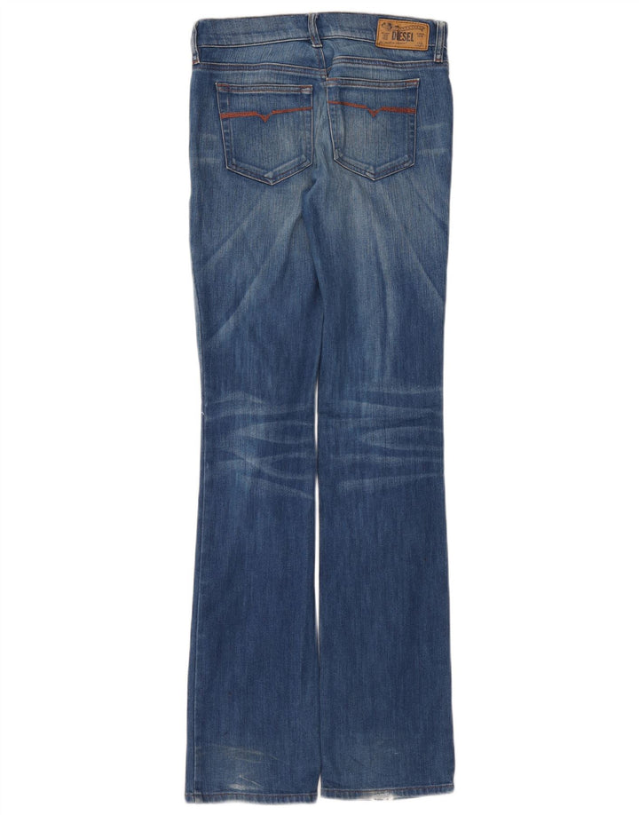 Diesel Mujer Bootzee Regular Slim Bootcut Jeans W26 L32 Algodón Azul