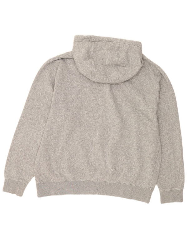 Nike - Sudadera con capucha gráfica para hombre, talla XL, algodón moteado gris