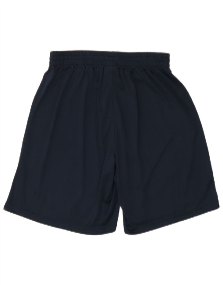 ASICS Pantalones cortos deportivos para hombre grande poliéster azul marino