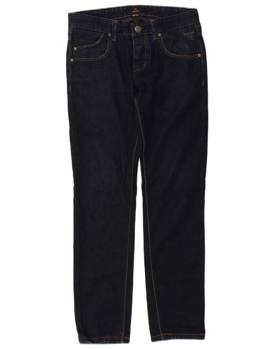 KARTEL Vaqueros Rectos Hombre W30 L32 Azul Marino Algodón