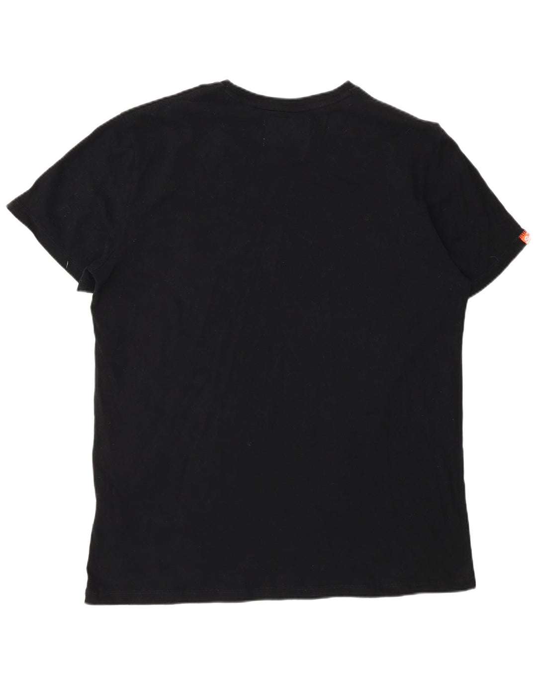 Superdry Camiseta para hombre Top 3XL Algodón negro