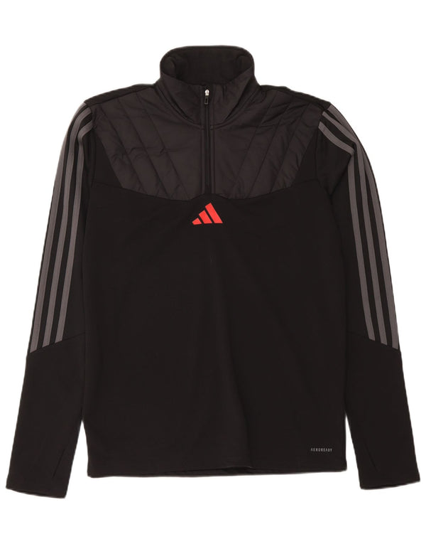 Adidas Hombre Aeroready Jersey Chándal Top Mediano Negro Colorblock