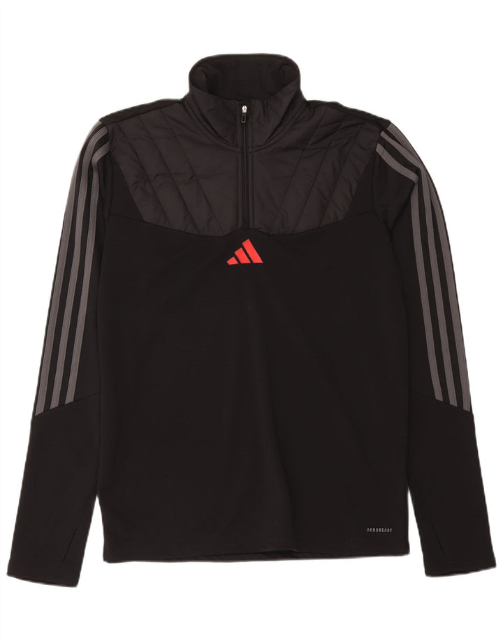 Adidas Hombre Aeroready Jersey Chándal Top Mediano Negro Colorblock