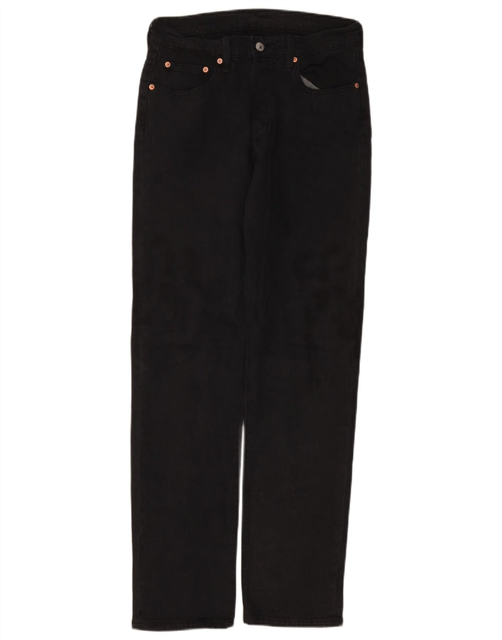 LEVI'S Jeans rectos 501 para hombre W29 L32 Algodón negro