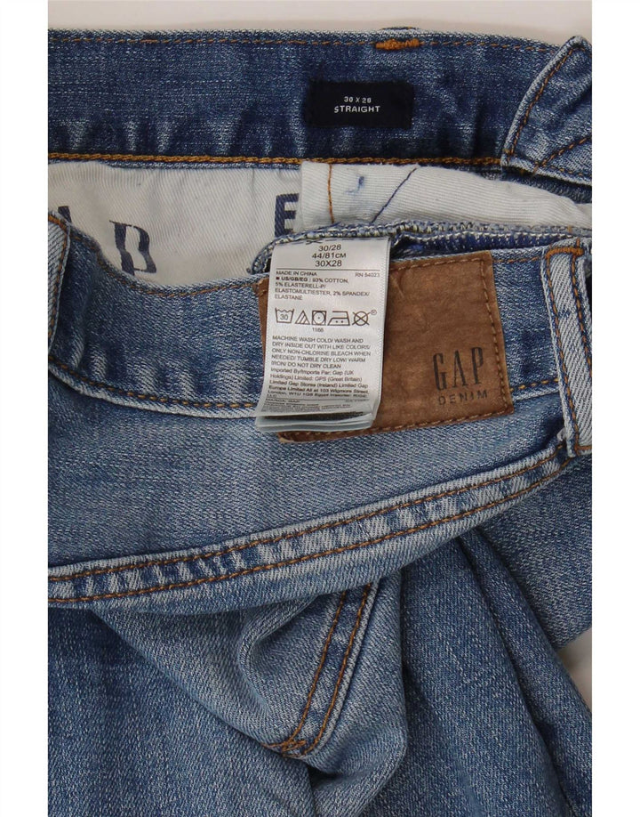 Vaqueros rectos Gap para hombre W30 L28 Algodón azul