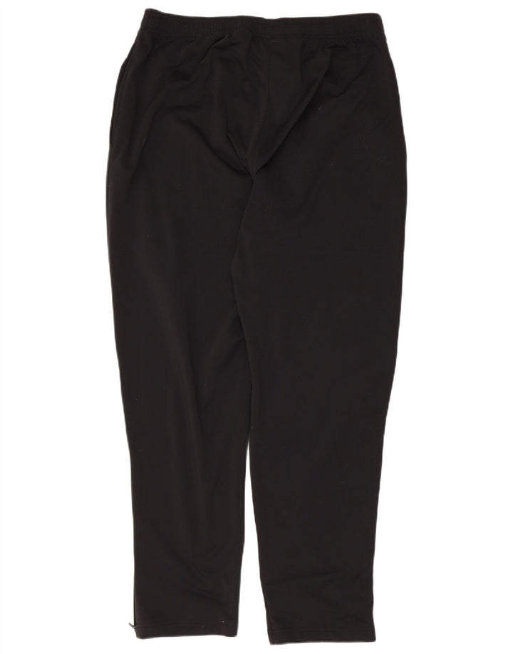 Adidas - Pantalón de chándal para hombre, talla grande, color negro, poliéster, deportivo