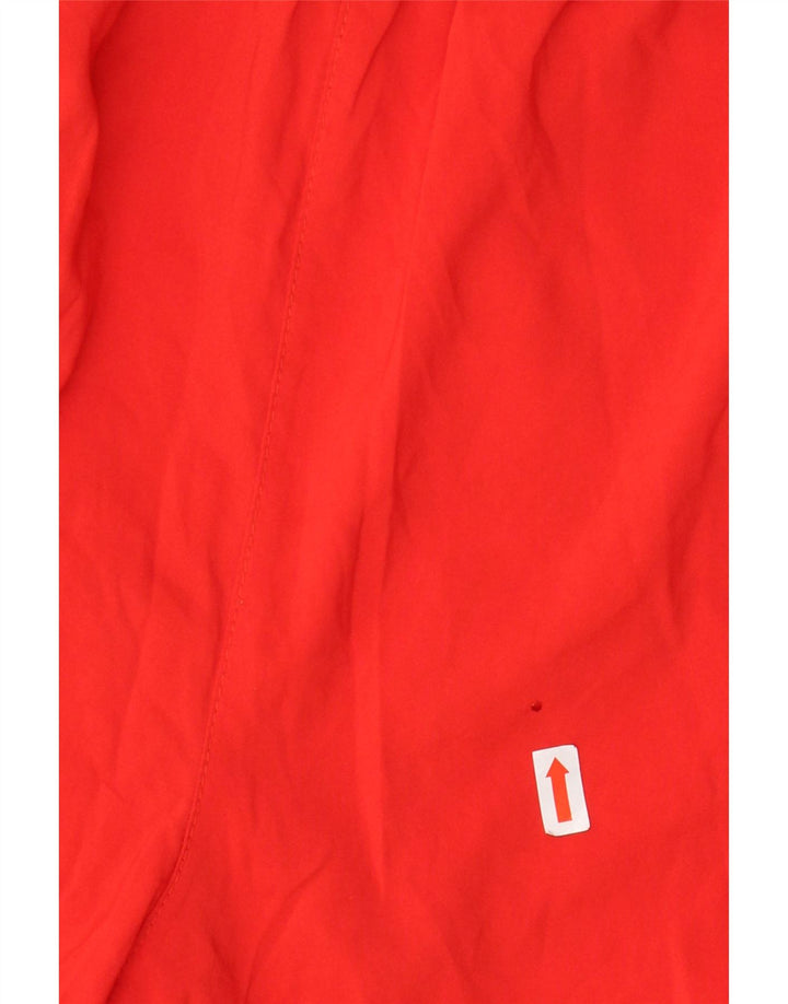 PUMA Pantalones cortos deportivos para hombre Poliéster color block rojo grande
