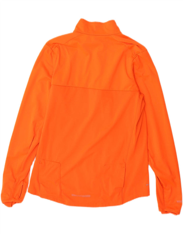 Nike Hombre Dri Fit Chándal Top Chaqueta Poliéster Naranja Medio