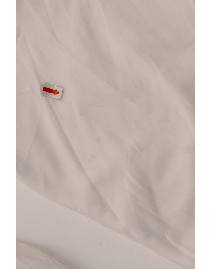 ASICS Chaqueta superior de chándal con gráfico para hombre Poliéster color block blanco medio