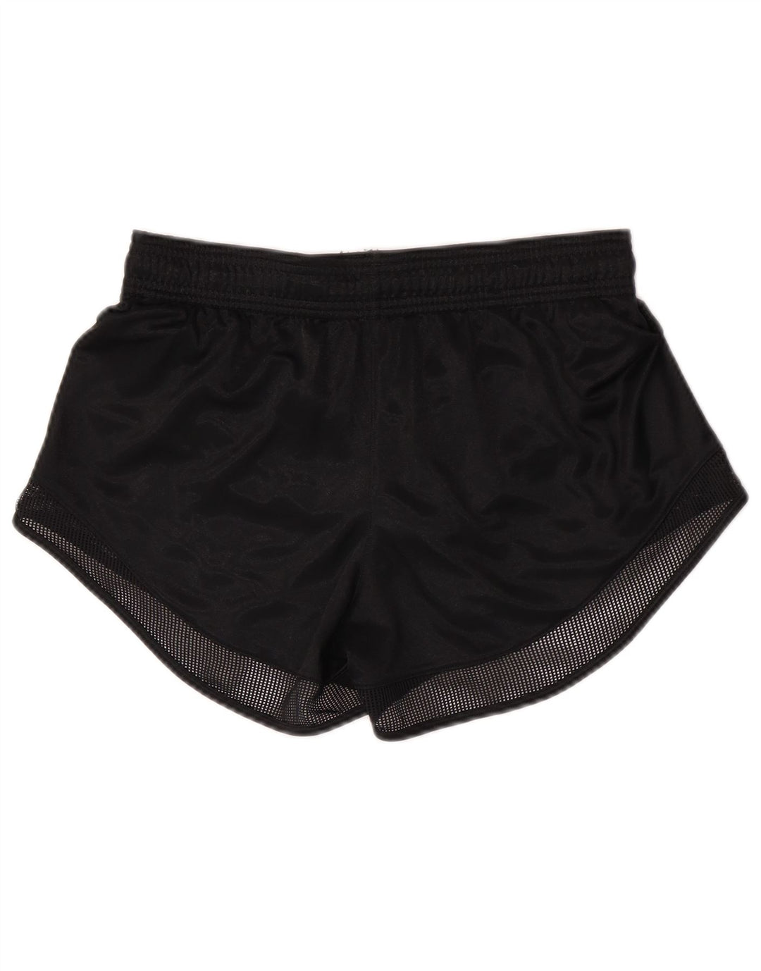 Nike - Pantalones cortos deportivos Dri Fit para mujer, talla 10, poliéster negro pequeño