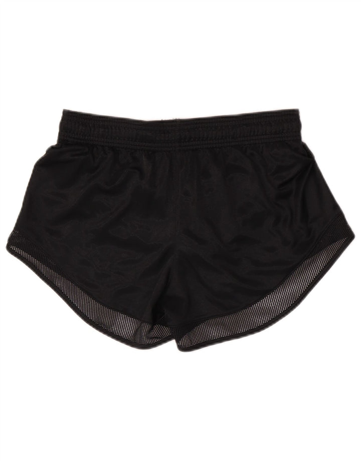 Nike - Pantalones cortos deportivos Dri Fit para mujer, talla 10, poliéster negro pequeño