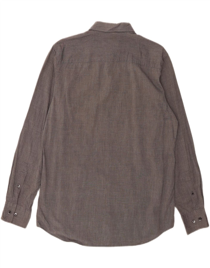 Camisa CALVIN KLEIN Hombre Modern Fit Algodón Gris Medio