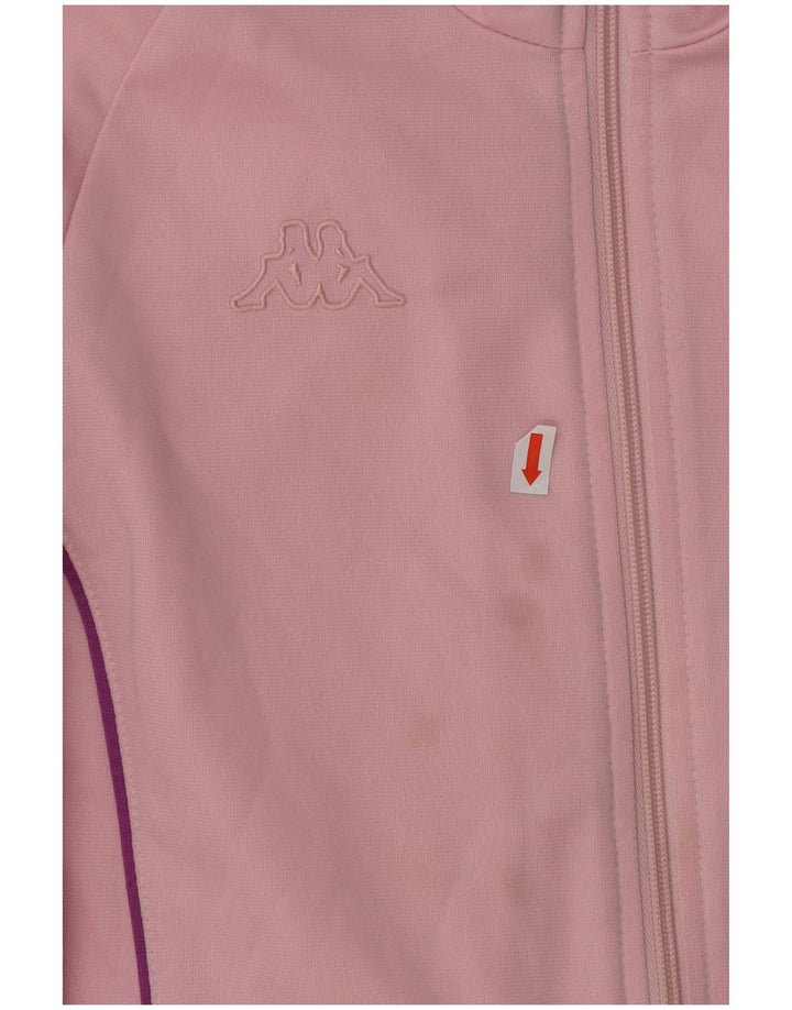KAPPA Chaqueta de chándal para mujer, talla 40, talla grande, color rosa