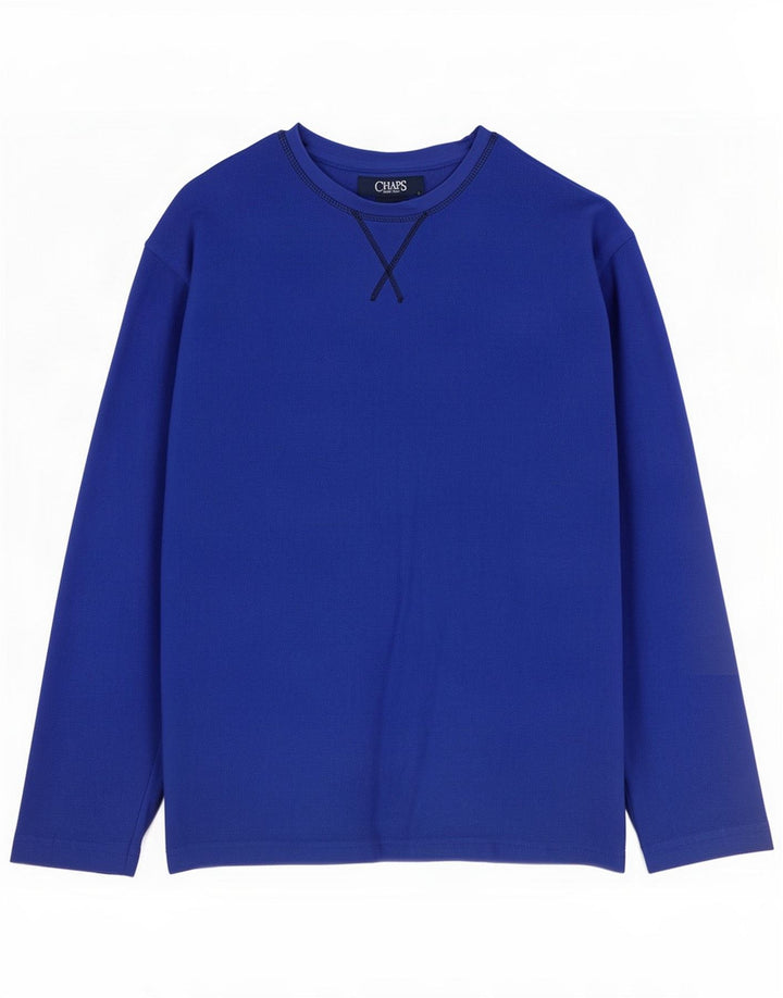 Chaps Jersey polar para hombre Poliéster azul medio