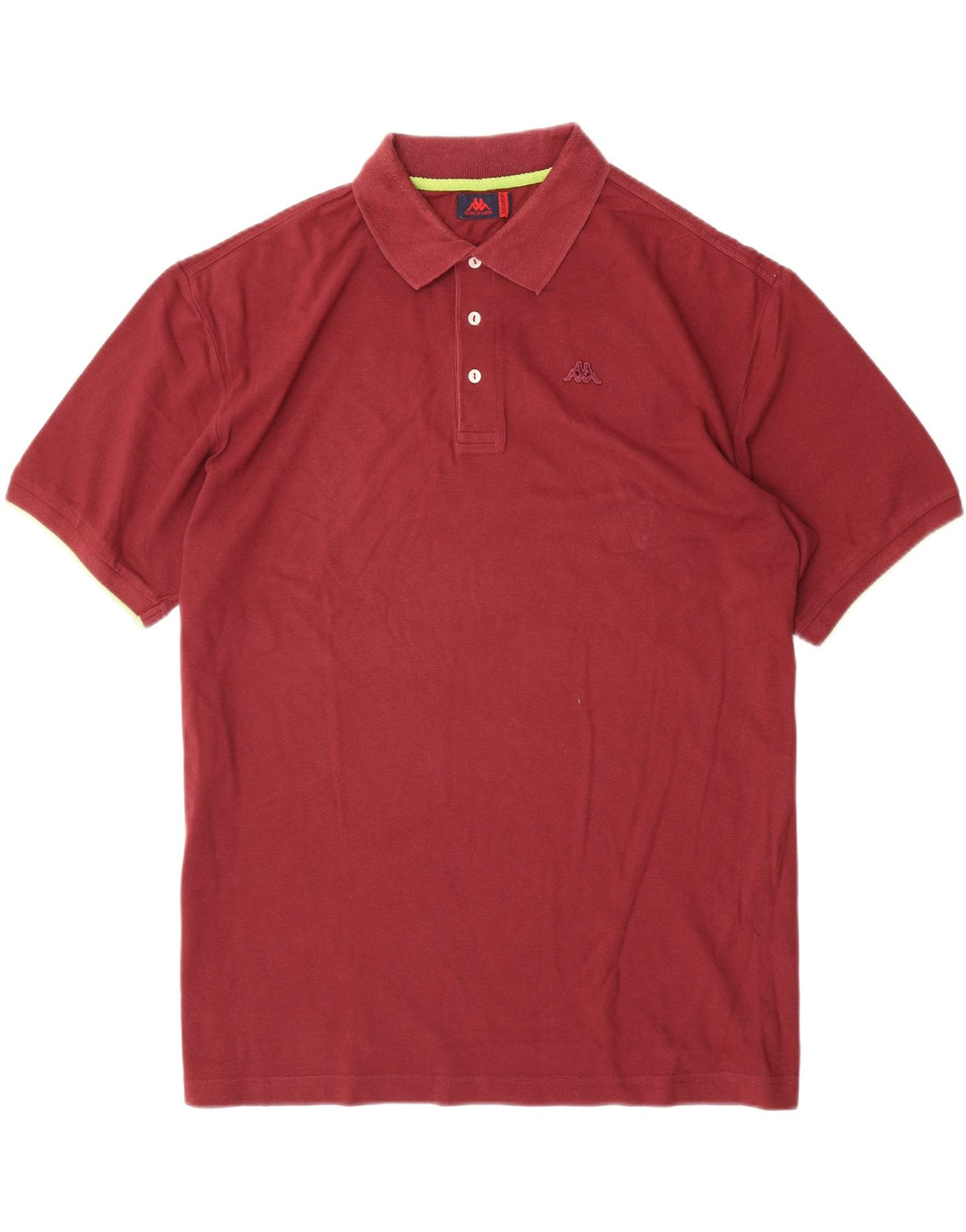 KAPPA Polo Hombre 2XL Algodón Granate