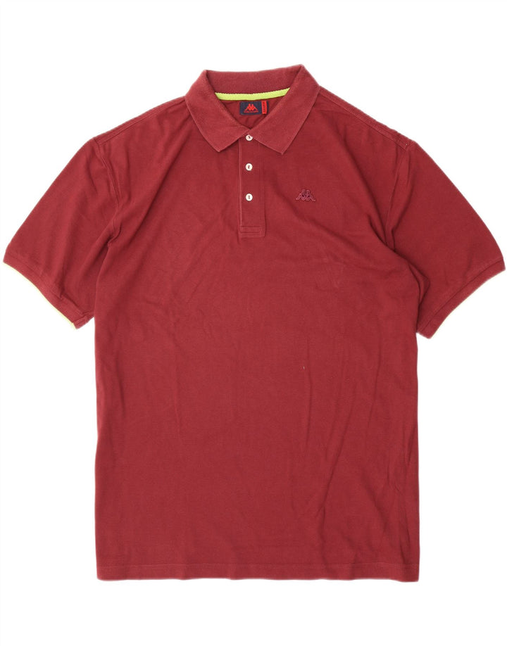 KAPPA Polo Hombre 2XL Algodón Granate