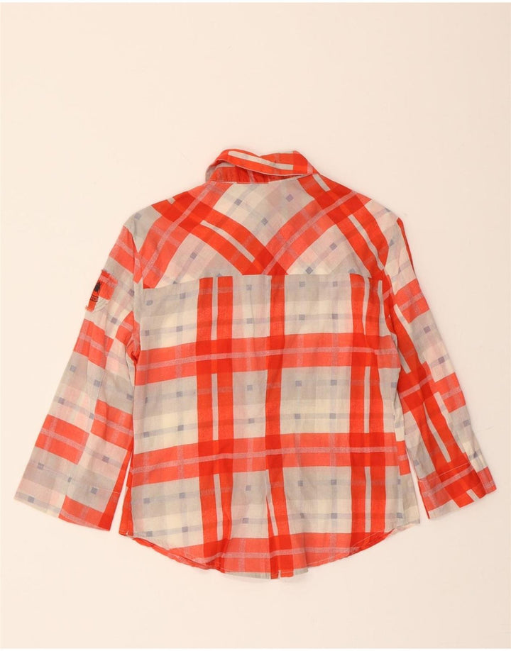 DIESEL Boys Shirt 10-11 Years Large  Red Check Cotton Vintage Diesel and Second-Hand Diesel from Messina Hembry 