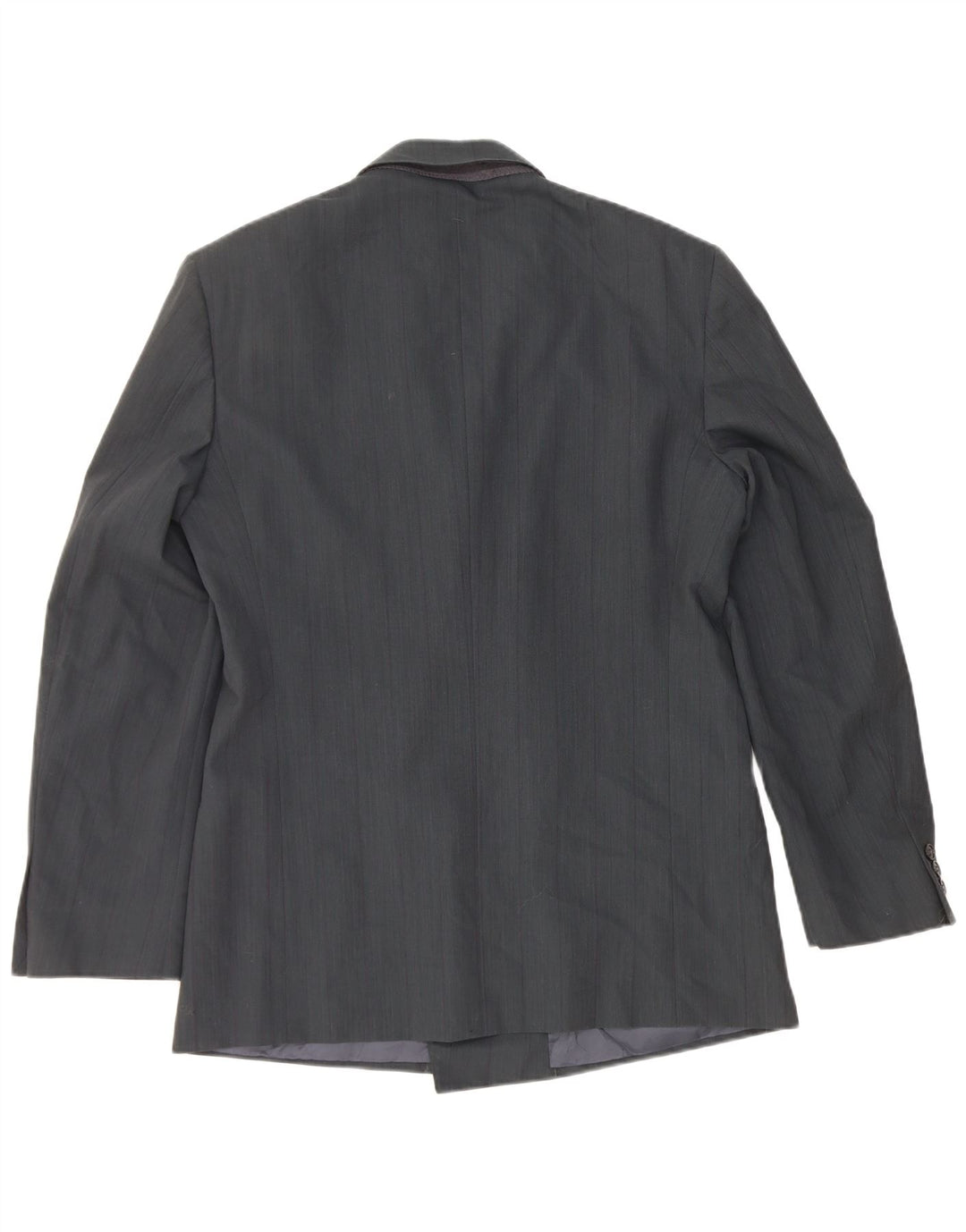 Mario Zegna Chaqueta tipo blazer con doble botonadura para hombre IT 48 Lana azul marino mediana