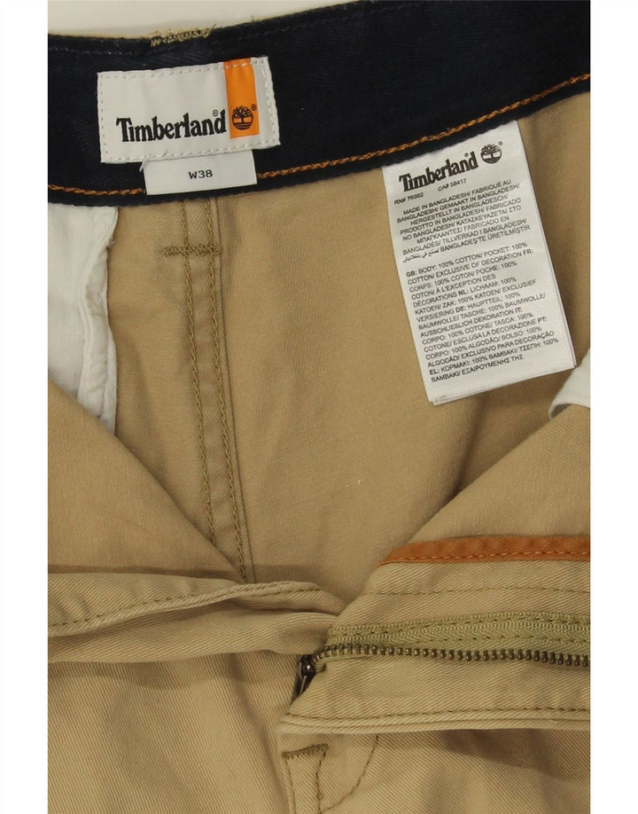 Timberland Pantalones cortos cargo para hombre W38 XL Algodón beige