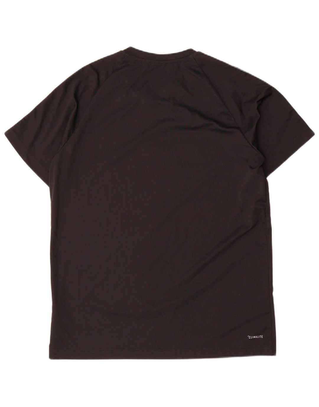 Adidas Mens Climalite Camiseta Top Grande Negro Poliéster