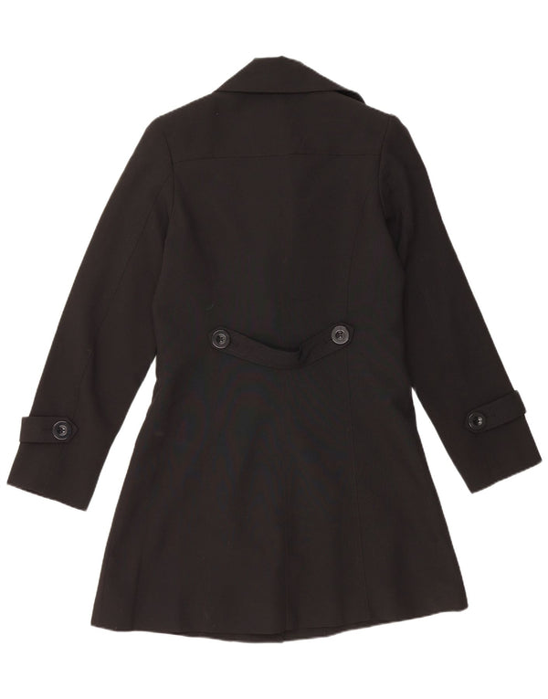 Gabardina Trend para mujer UK 10 Small Poliéster negro