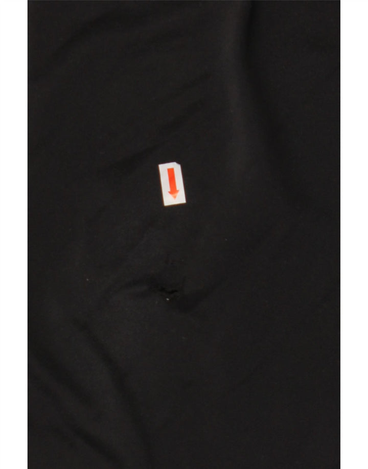 ADIDAS Pantalones de chándal para mujer UK 12 Mediano Negro Poliéster