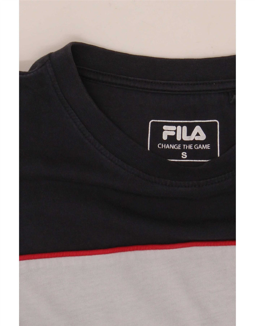 Fila - Camiseta gráfica para hombre, talla pequeña, color azul marino