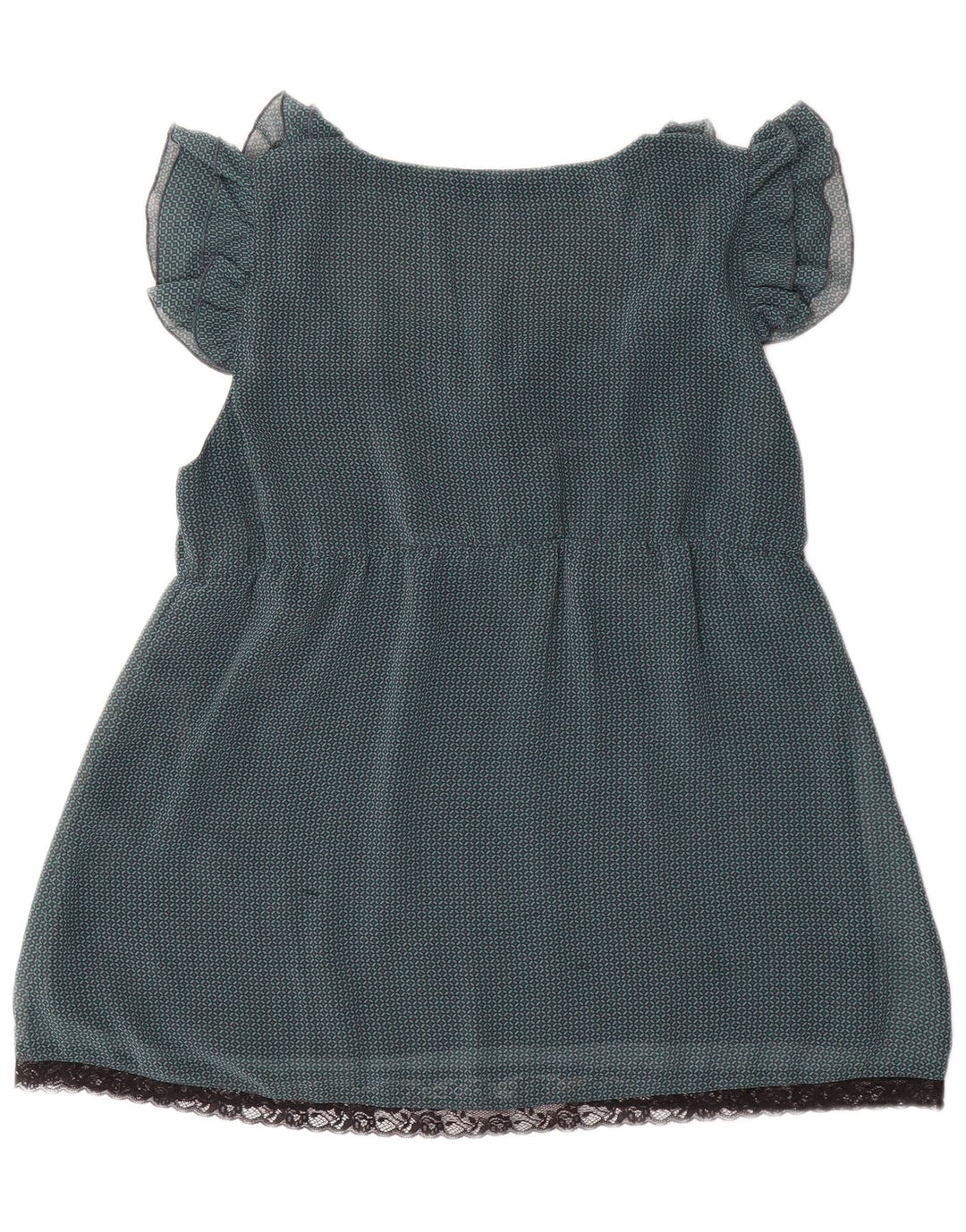 Blusa sin mangas para mujer Gaudí IT 46 Poliéster geométrico verde grande