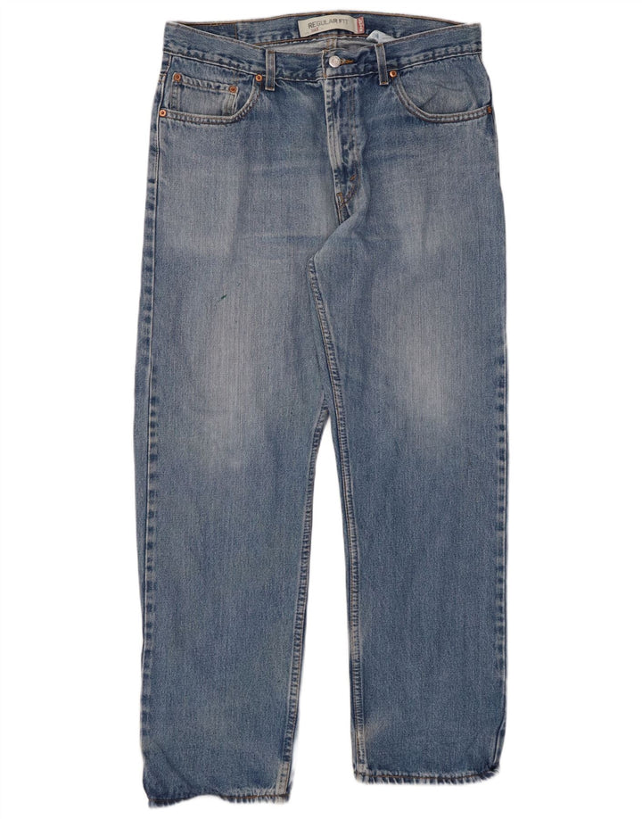 LEVI'S Jeans rectos 505 para hombre W36 L30 Algodón azul