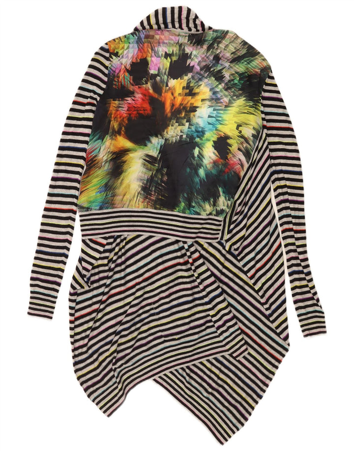 Ted Baker - Cárdigan asimétrico para mujer, talla 2, talla pequeña, multicolor