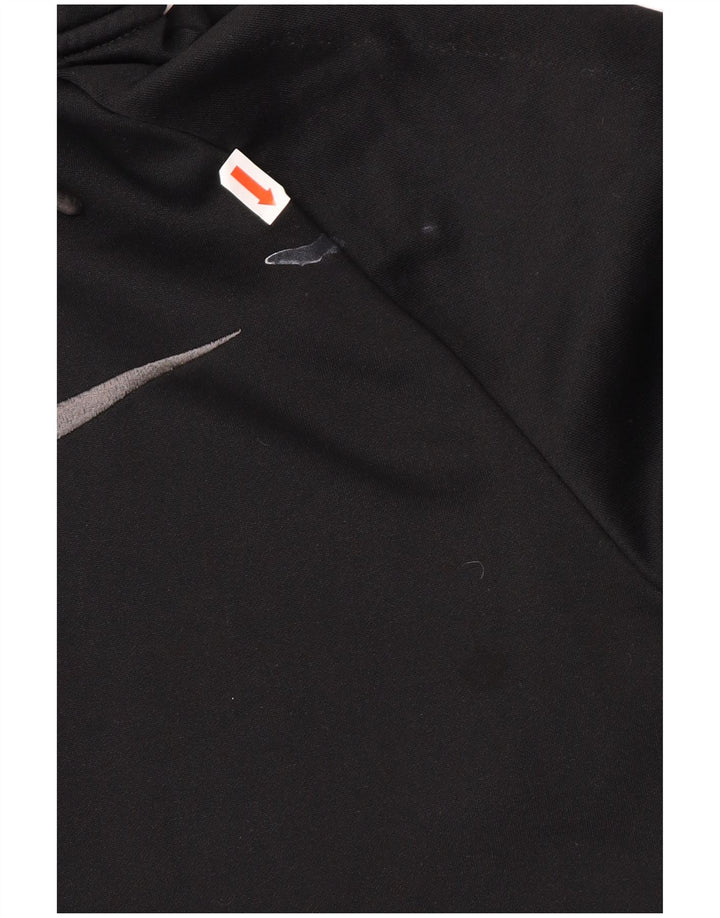 NIKE Sudadera con capucha y cremallera Dri Fit para hombre Poliéster negro mediano