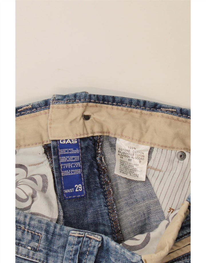 Shorts vaqueros para hombre Gas W29 Small Blue Cotton